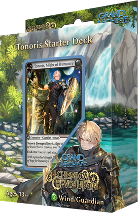 Grand Archive Alchemical Revolution Tonoris wind guardian starter deck
