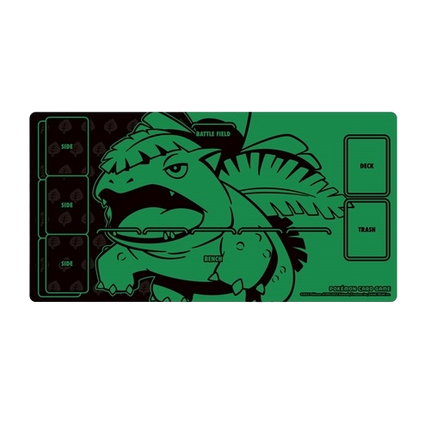 Pokemon TCG playmat featuring iconic Pokemon Venusaur.