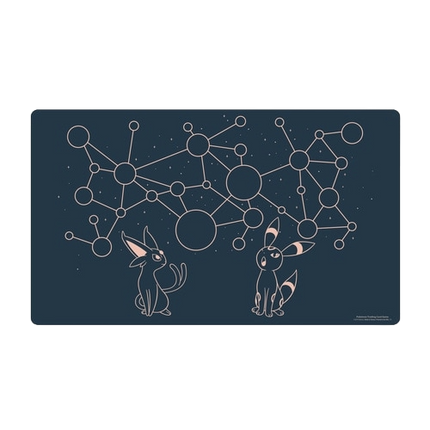 Espeon & Umbreon Starry Constellations Playmat
