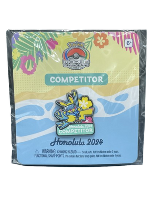 Competitor Pin Pokemon Worlds Honolulu 2024