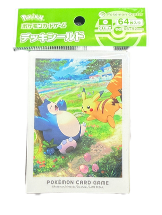 Snorlax and Pikachu Card Sleeves