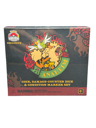 Arcinine Coin and Dice Damage Counter Set Pokemon Worlds Anaheim 2025