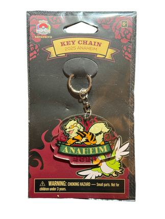 Arcanine Keychain Pokemon Worlds Anaheim 2025