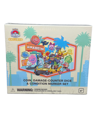 Coin and Dice Damage Counter Set Pokemon Worlds Anaheim 2025