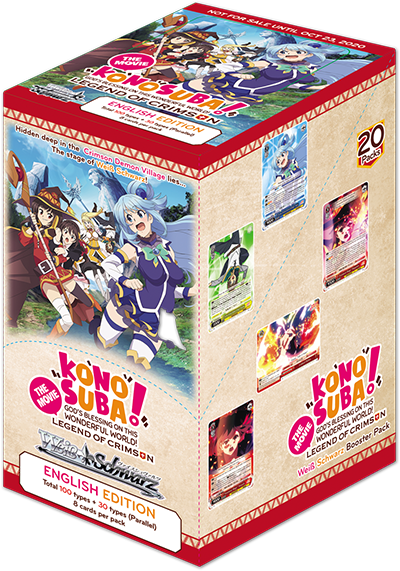 KONOSUBA -God’s blessing on this wonderful world! Legend of Crimson Reprint Booster Box (English)