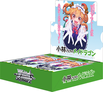 Weiss Schwarz Miss Kobayashi's Dragon Maid Booster Box Japanese contains 16 packs