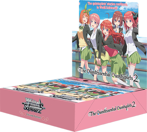 Weiss Schwarz The Quintessential Quintuplets 2 booster box 16 booster packs
