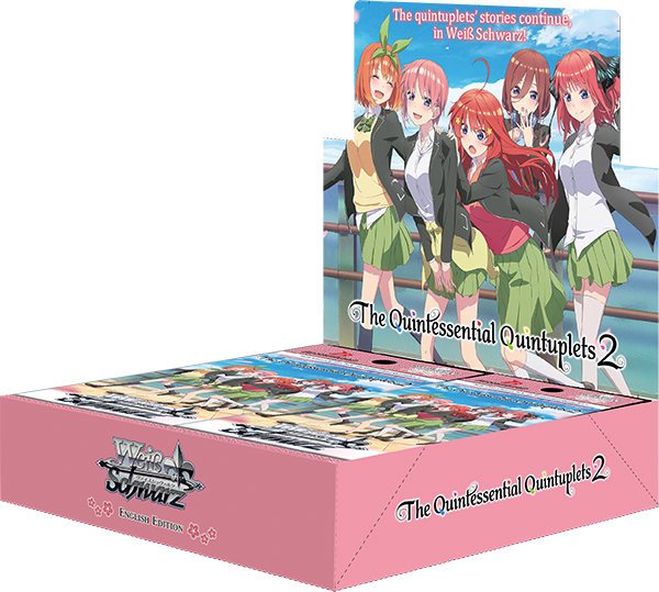 Weiss Schwarz The Quintessential Quintuplets 2 booster box 16 booster packs