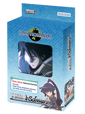 Weiss Schwarz trial deck Log Horizon box art.