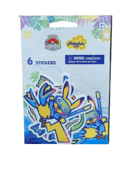 Honolulu 2024 Sticker Pack Pokemon World Championship