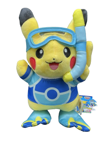 Pikachu Snorkel Plush Pokemon Worlds Honolulu 2024