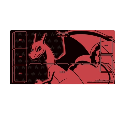 Official Pokemon Center playmat featuring Charizard as the art.