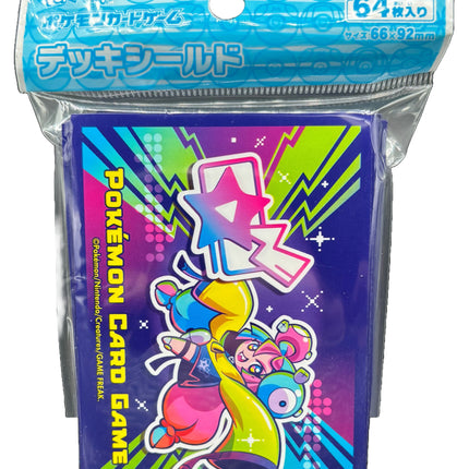 Pokémon Center Japan card sleeves featuring the Iono Zone logo.