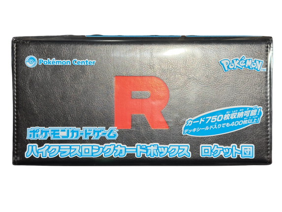 Pokemon Center Team Rocket High Class Long Card Box