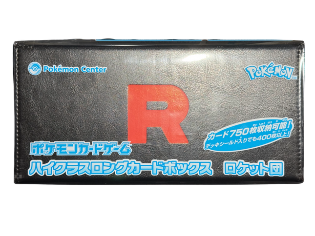 Pokemon Center Team Rocket High Class Long Card Box