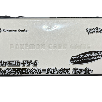 Pokemon Center White High Class Long Card Box