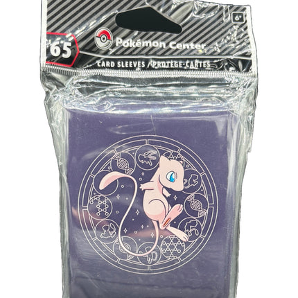 Pokémon Center card sleeves featuring Mew.