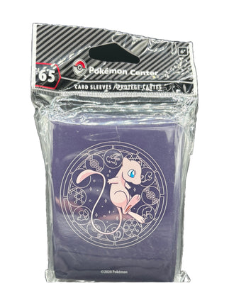 Pokémon Center card sleeves featuring Mew.