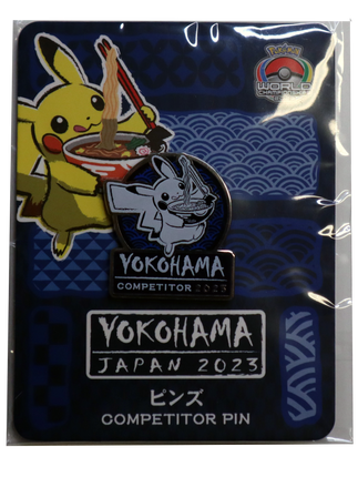 Competitor Pin Pokemon Worlds Yokohama 2023