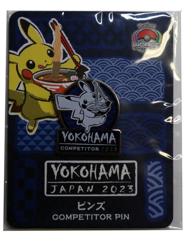 Competitor Pin Pokemon Worlds Yokohama 2023