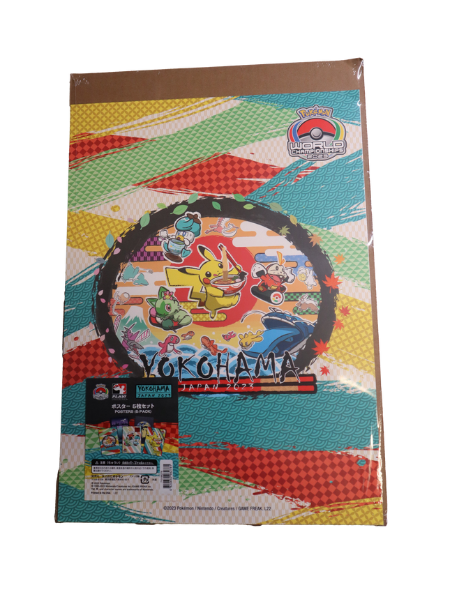 Poster 5 Pack Pokemon Worlds Yokohama 2023