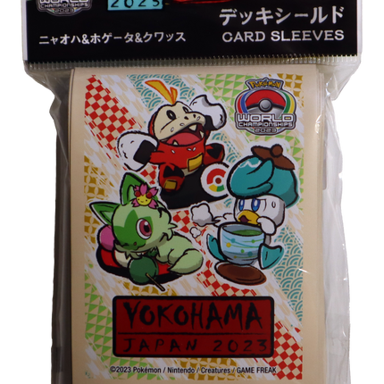 Paldea Starters Sleeves Pokemon Worlds Yokohama 2023