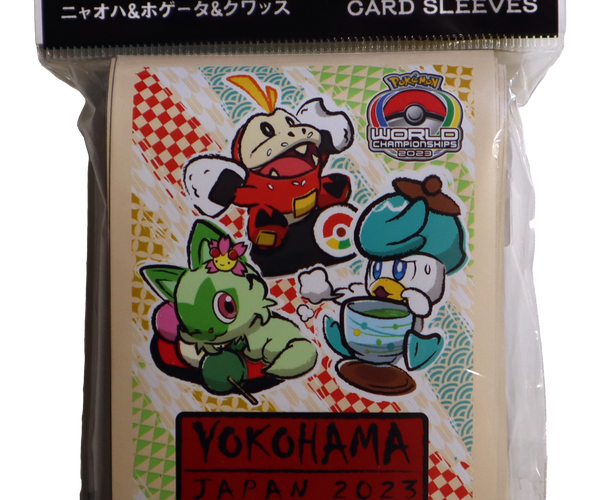 Paldea Starters Sleeves Pokemon Worlds Yokohama 2023 – Perfect Fit TCG
