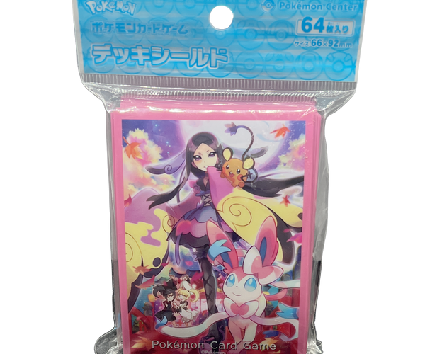 sylveon card sleeves Pokemon Trainer Valerie and Sylveon Card Sleeves – Perfect Fit TCG