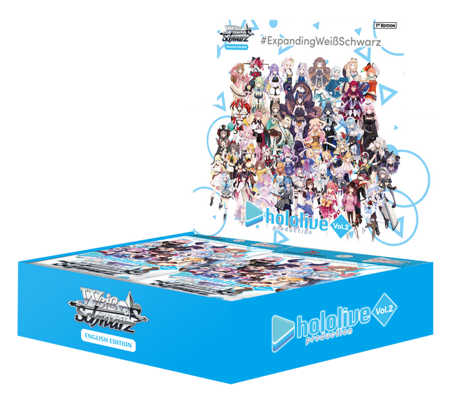 Weiss Schwarz Hololive Production Vol 2 Booster Box Contains 16 Booster Packs