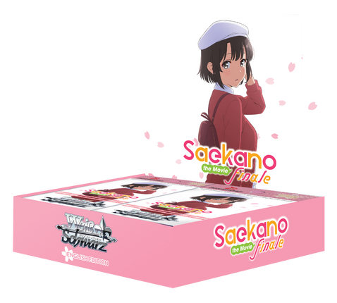 Weiss Schwarz Saekano The Movie Finale Booster Box Contains 16 Booster Packs