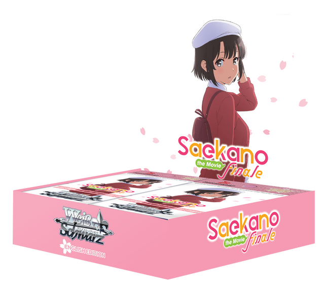 Weiss Schwarz Saekano The Movie Finale Booster Box Contains 16 Booster Packs