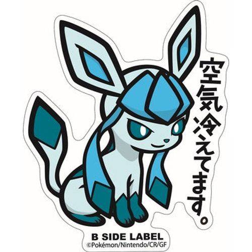 Pokémon Glaceon B-Side Label Sticker