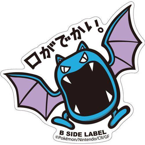 Pokémon Golbat B-Side Label Sticker
