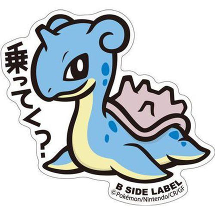 Pokémon Lapras B-Side Label Sticker