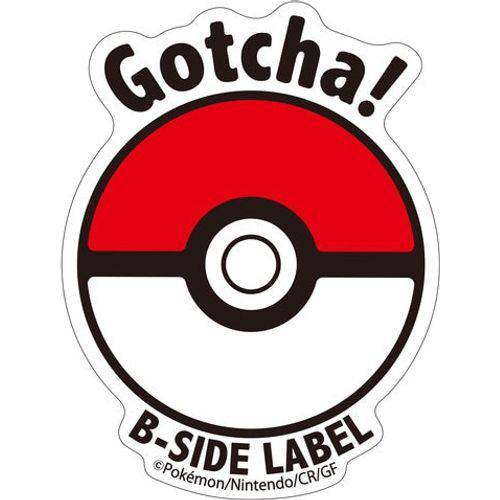 Pokémon Pokeball B-Side Label Sticker