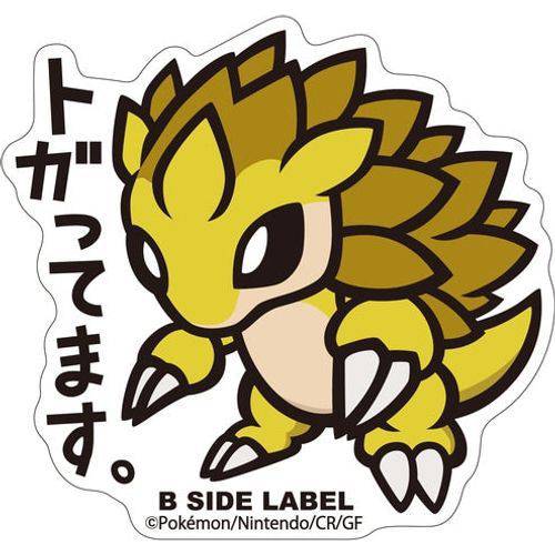 Pokémon Sandslash B-Side Label Sticker