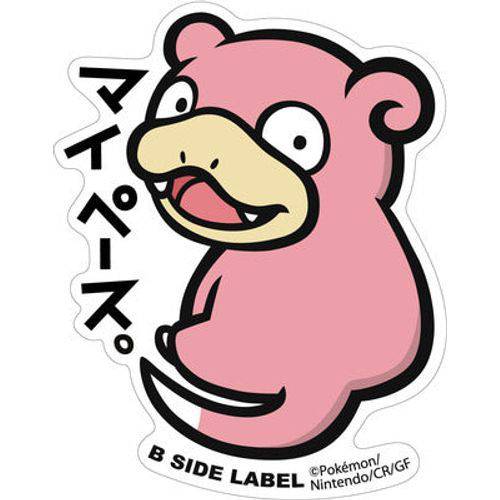 Pokémon Slowpoke B-Side Label Sticker