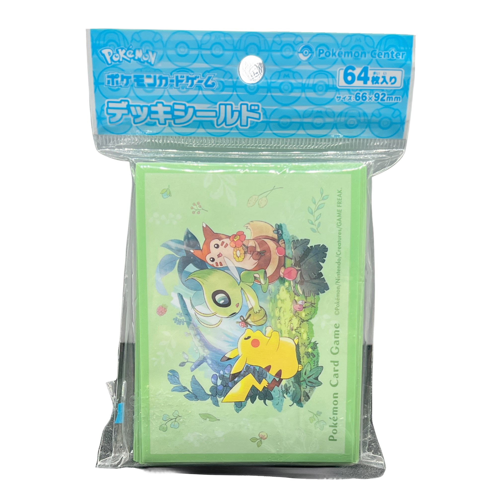 Pikachu and Celebi Card Sleeves Perfect Fit TCG Pikachu and Celebi Card Sleeves Perfect Fit TCG