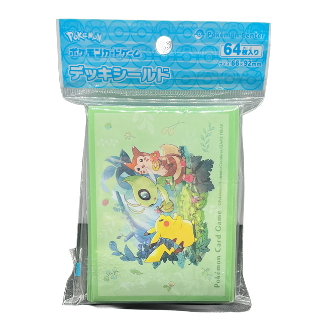 Pikachu and Celebi Card Sleeves