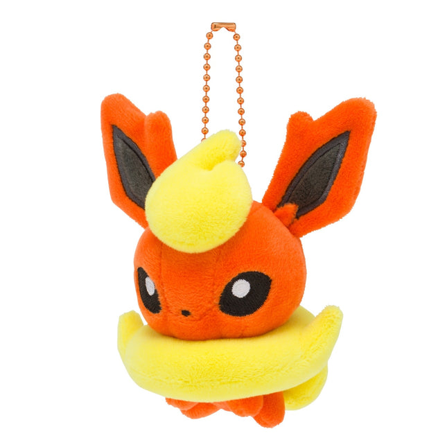 Flareon Pokemon Dolls Keychain Plush