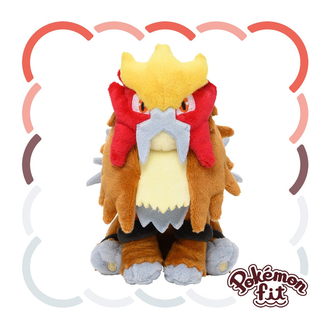 Entei Pokemon Fit Plush