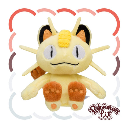 Meowth Pokemon Fit Plush