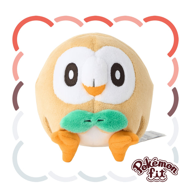 Rowlet Pokemon Fit Plush