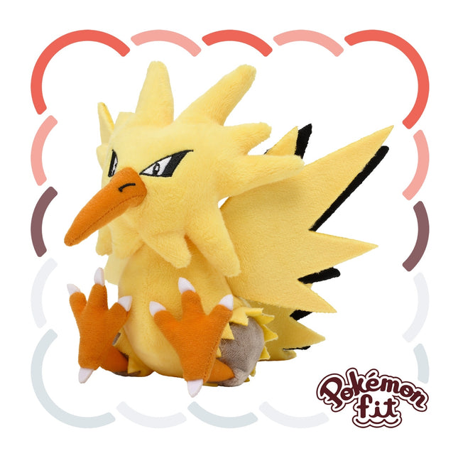 Zapdos Pokemon Fit Plush