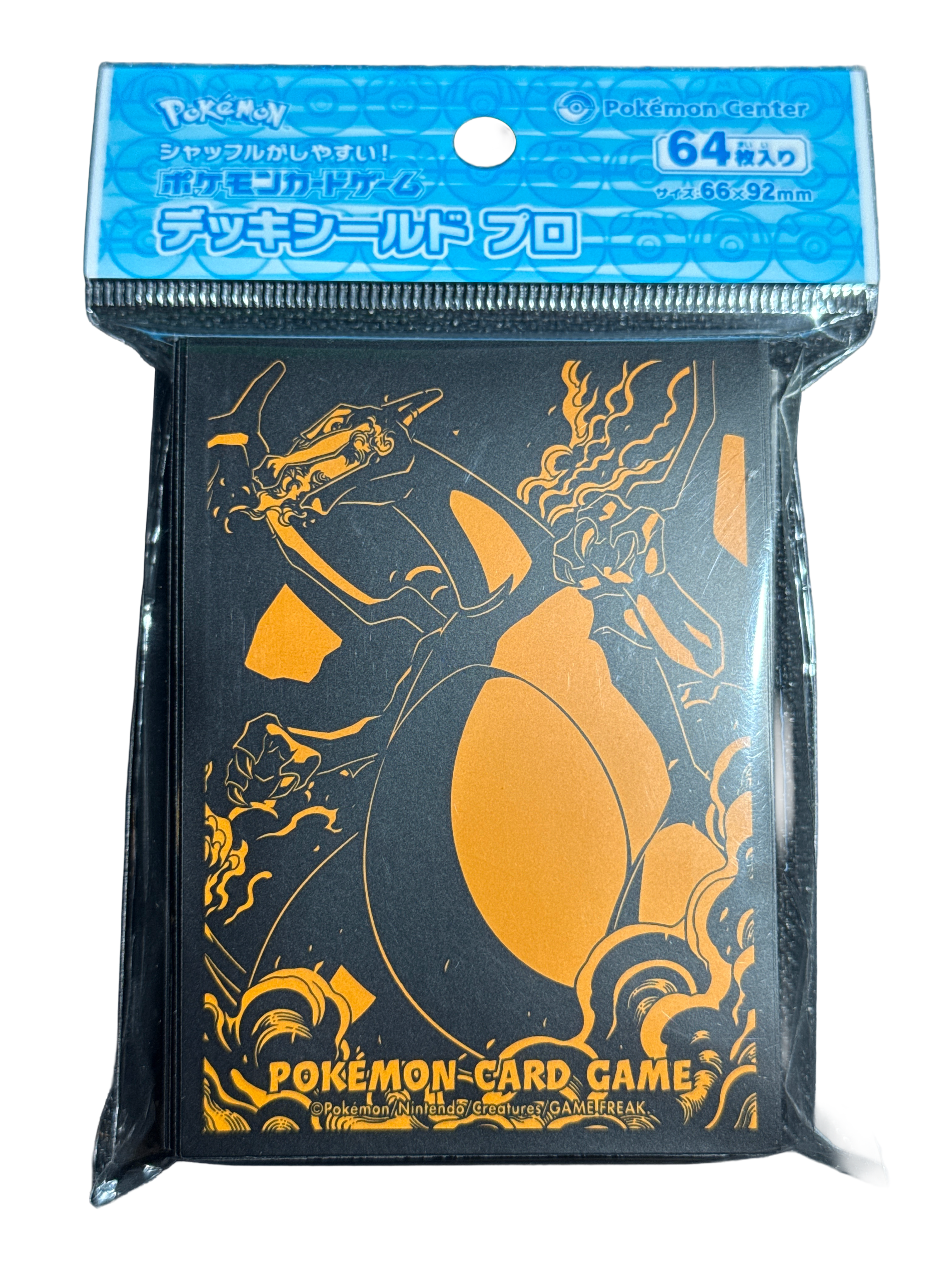 Pokemon Center Exclusive: Flaming Charizard Sleeves (64 Sleeves)