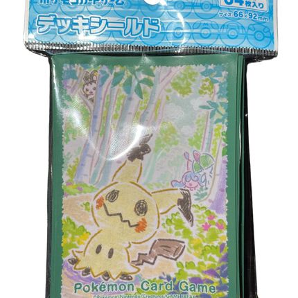 Crayon Mimikyu Green Card Sleeves