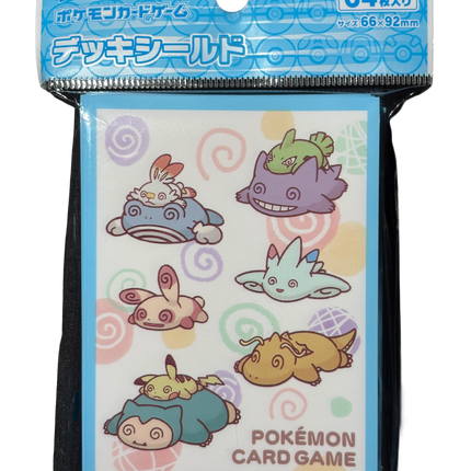 Knocked Out Pokemon Blue Card Sleeves