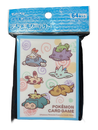 Knocked Out Pokemon Blue Card Sleeves