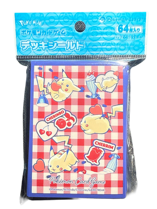 Pikachu and Hearts Card Sleeves