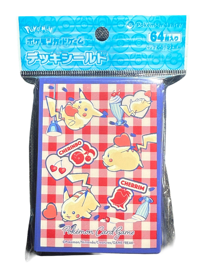 Pikachu and Hearts Card Sleeves